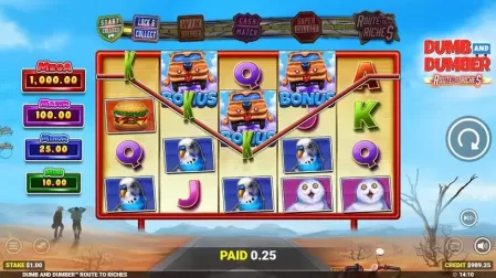 Dumb and Dumber Route to Riches slot screenshot 4