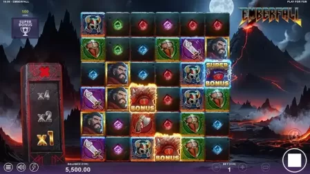 Emberfall slot screenshot 2