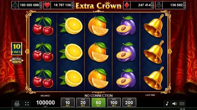 Extra Crown slot screenshot 1