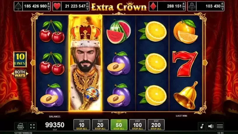 Extra Crown slot screenshot 2