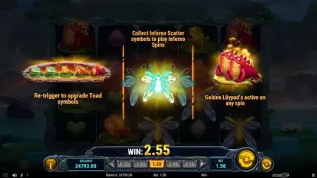 Fire Toad 2 slot screenshot 3