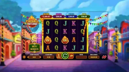 Fireball Inferno slot screenshot 1