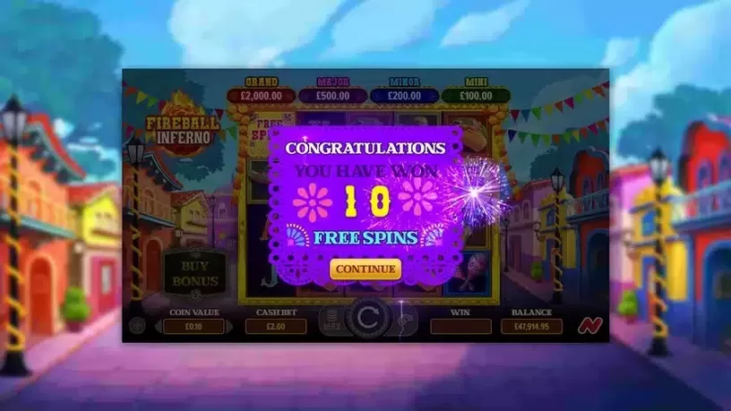 Fireball Inferno slot screenshot 3