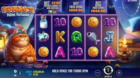 Fonzo's Feline Fortune's slot screenshot 1