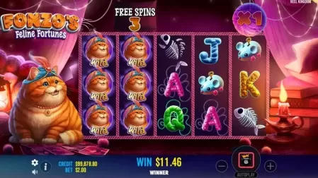 Fonzo's Feline Fortune's slot screenshot 6