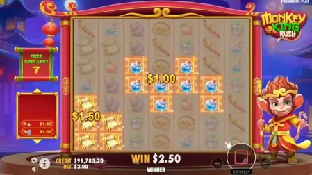 Monkey King Rush slot screenshot 4