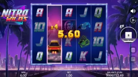 Nitro Wilds slot screenshot 4
