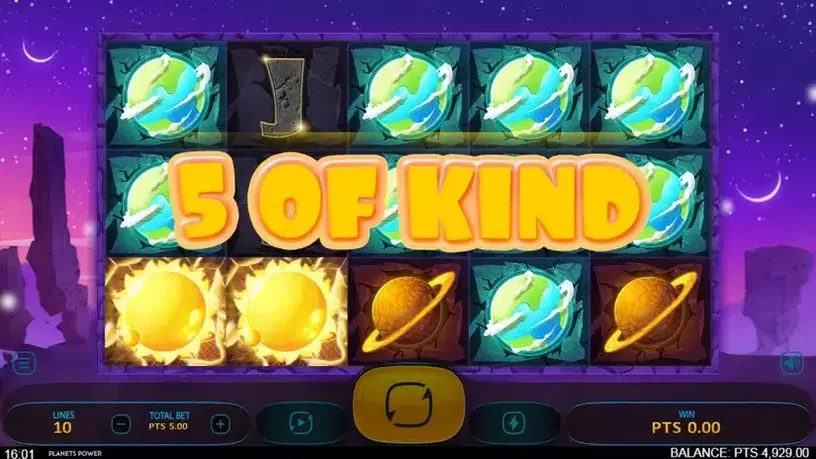 Planets Power slot screenshot 3
