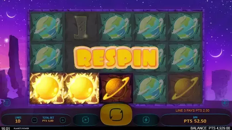 Planets Power slot screenshot 4