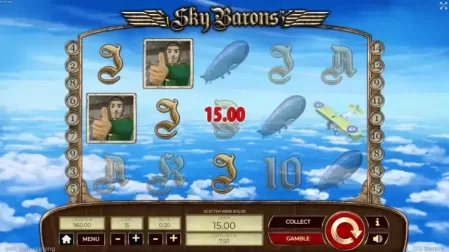 Sky Barrons slot screenshot 2