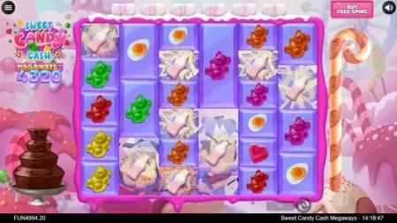 Sweet Candy Cash Megaways slot screenshot 2
