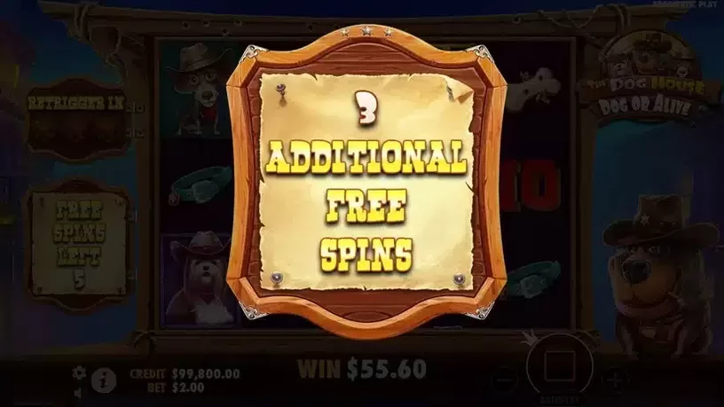 The Dog House – Dog or Alive slot screenshot 