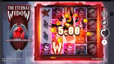 The Eternal Widow slot screenshot 3