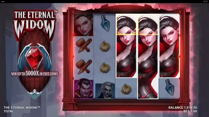 The Eternal Widow slot screenshot 2