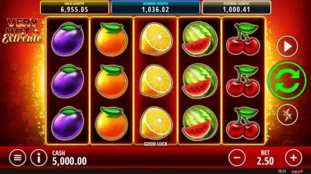 Very Hot 5 Extreme slot screenshot 1