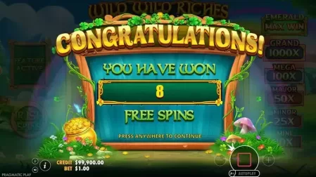 Wild Wild Riches Returns slot screenshot 4