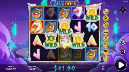 Zeus Kingdom of Riches slot screenshot 6