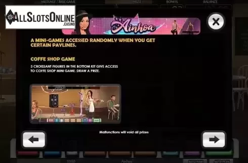 Game Features screen 3