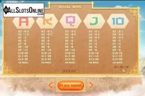 Screen3. Asian Riches from Cayetano Gaming