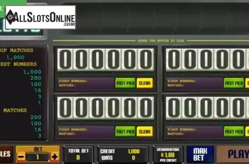 Reel Screen. Atomico Lotto from Caleta Gaming