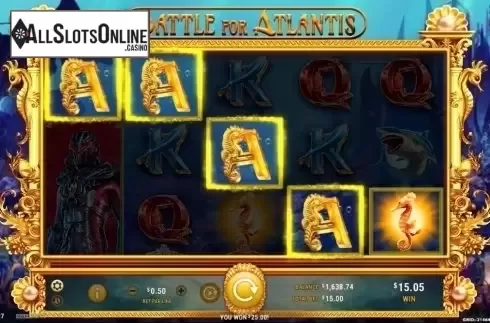 Win Screen 1. Battle for Atlantis from GameArt