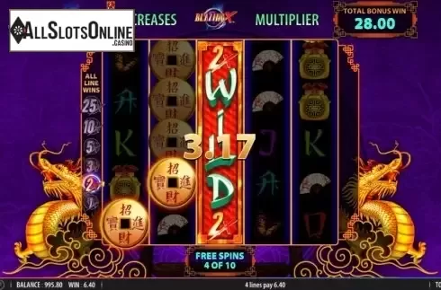 Free Spins 4. Blazing X from Bally