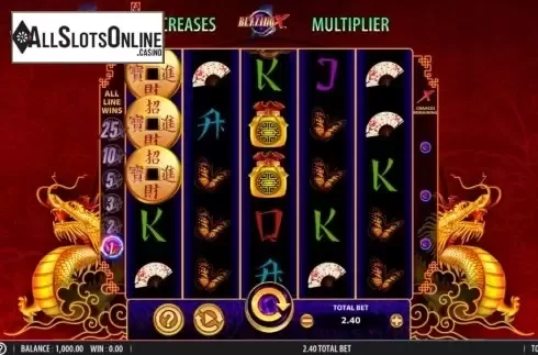 Reel Screen. Blazing X from Bally