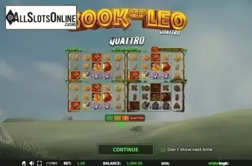 Intro 1. Book of Leo from StakeLogic