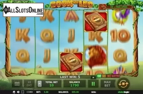 Sticky Symbols. Book of Leo from StakeLogic