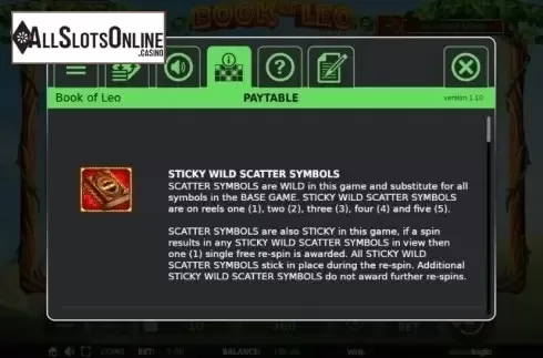 Wild Scatter. Book of Leo from StakeLogic
