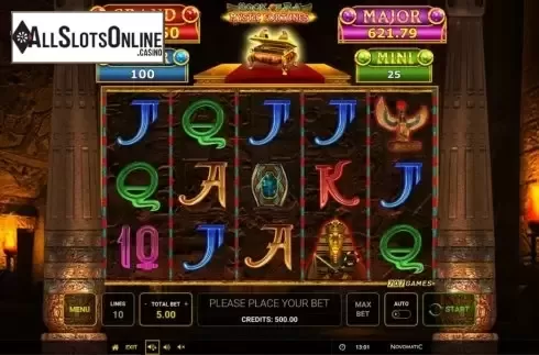 Reel Screen 2. Book of Ra Mystic Fortunes from Greentube