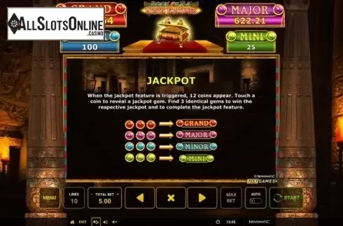 Features 2. Book of Ra Mystic Fortunes from Greentube
