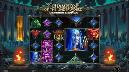 Champion of the Underworld slot screenshot 1