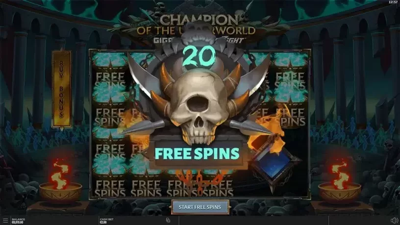 Champion of the Underworld slot screenshot 8