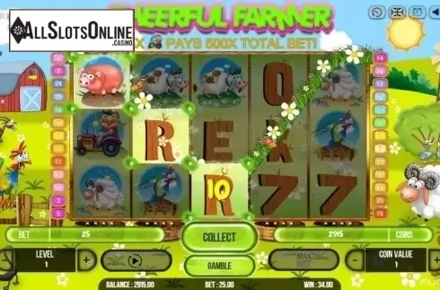 Win Screen 2. Cheerful Farmer from Fugaso