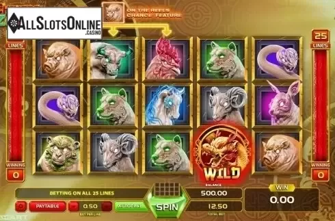 Game Workflow screen . Chinese Zodiac (GameArt) from GameArt