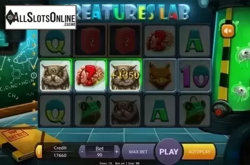 Game workflow 2. Creatures Lab from X Play