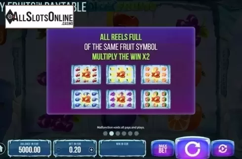 Features 2. Dicey Fruits from SYNOT