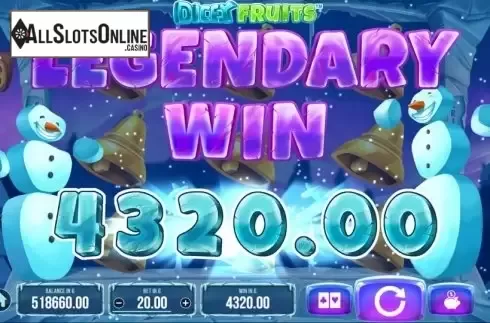 Big Win. Dicey Fruits from SYNOT