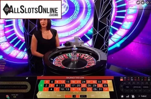 Game Screen. Double Ball Roulette (Evolution Gaming) from Evolution Gaming