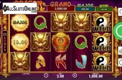 Reel Screen. Dragon Pearls: Hold & Win from Booongo