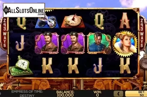 Reels screen. Empress of Time: Destiny from High 5 Games