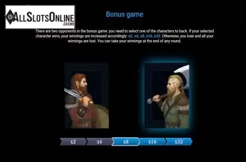 Bonus game screen