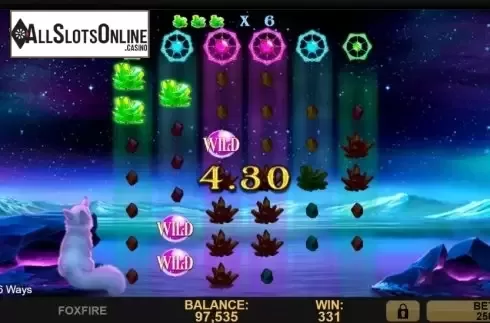 Win Screen. Fox Fire from High 5 Games