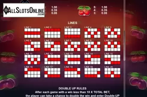 PayLines Screen