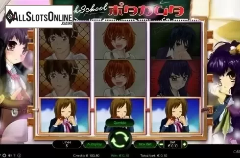 Screen4. High School Manga from Wazdan