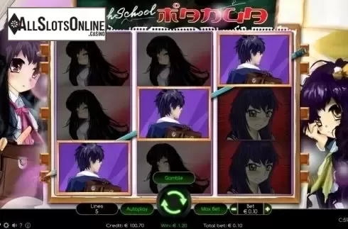 Screen5. High School Manga from Wazdan