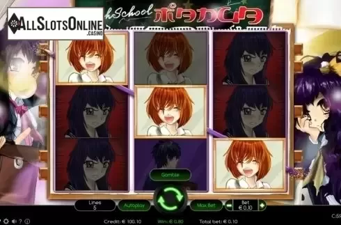 Screen6. High School Manga from Wazdan