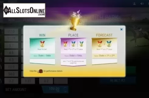 Info. Instant Virtual Horses from 1X2gaming
