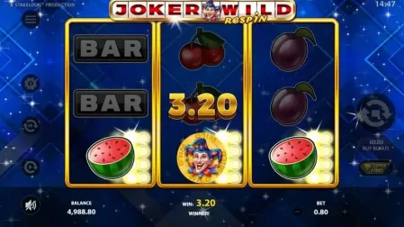 Joker Wild Respin slot screenshot 2